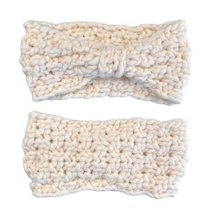 Old Navy chunky knit warm headband natural ecru BRAND NEW warm cozy winter